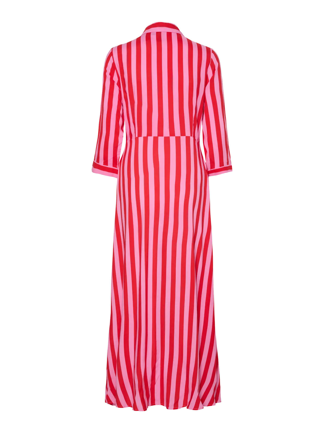 Yassavanna Long Shirt Dress - Cyclamen Bittersweet