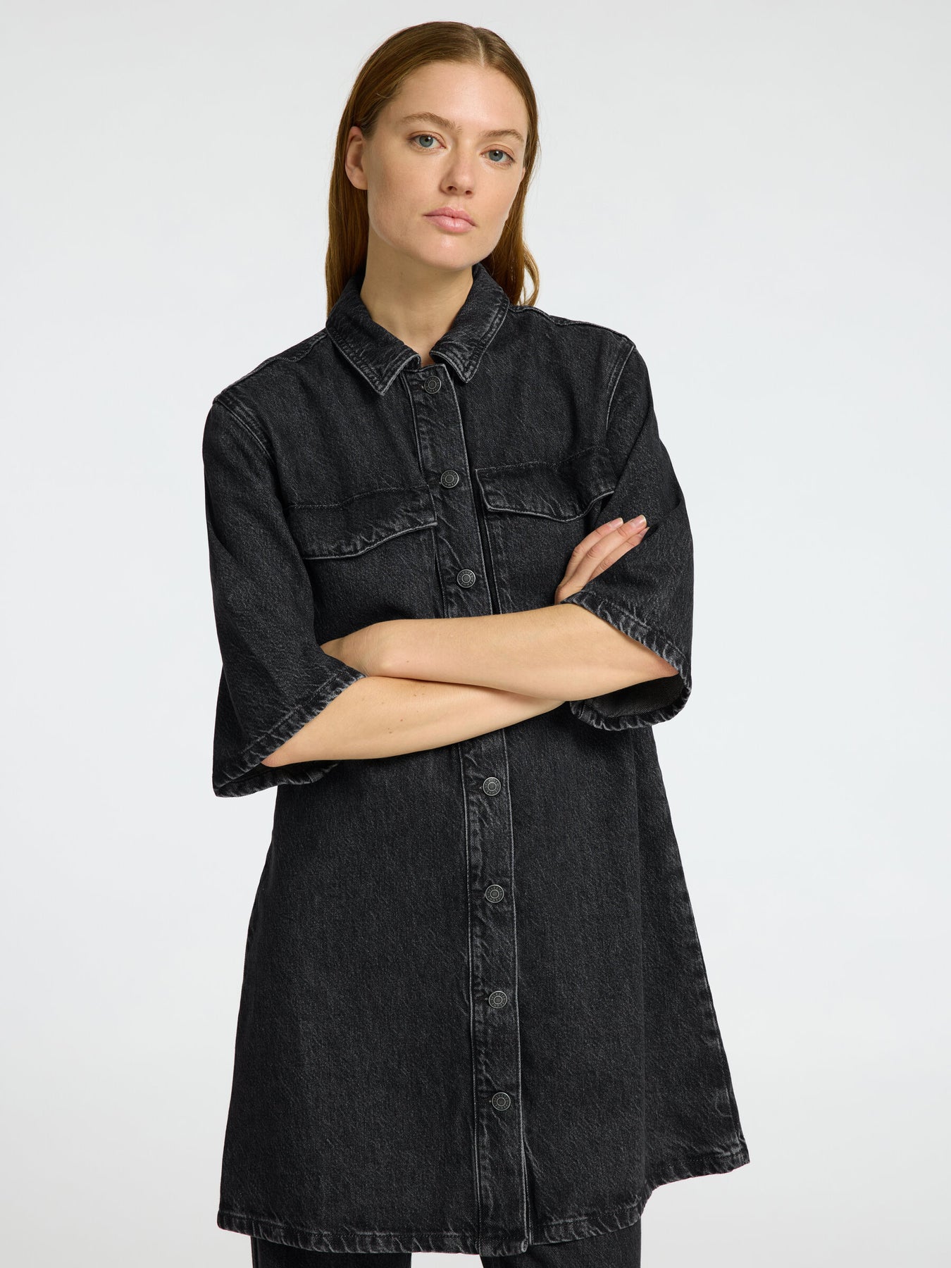 Harper Short Dress - Svart