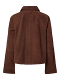 Yasnoel Suede Leather Bomber Jacket - Ex - Pinecone