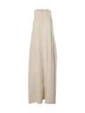 Luisa Relaxed Linen Blend Dress - Sandshell