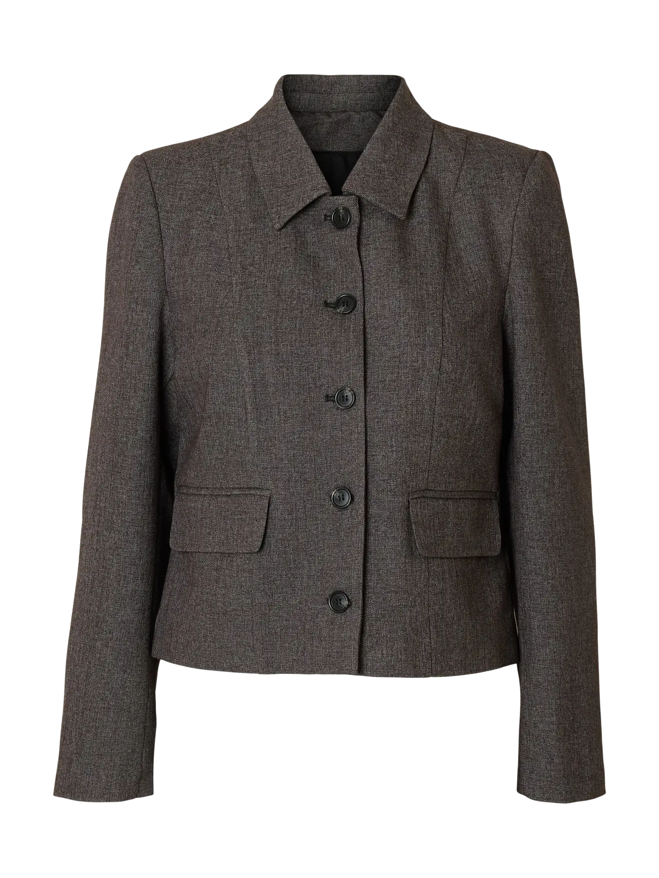 Fitted Camilla Short Blazer - Svart struktur