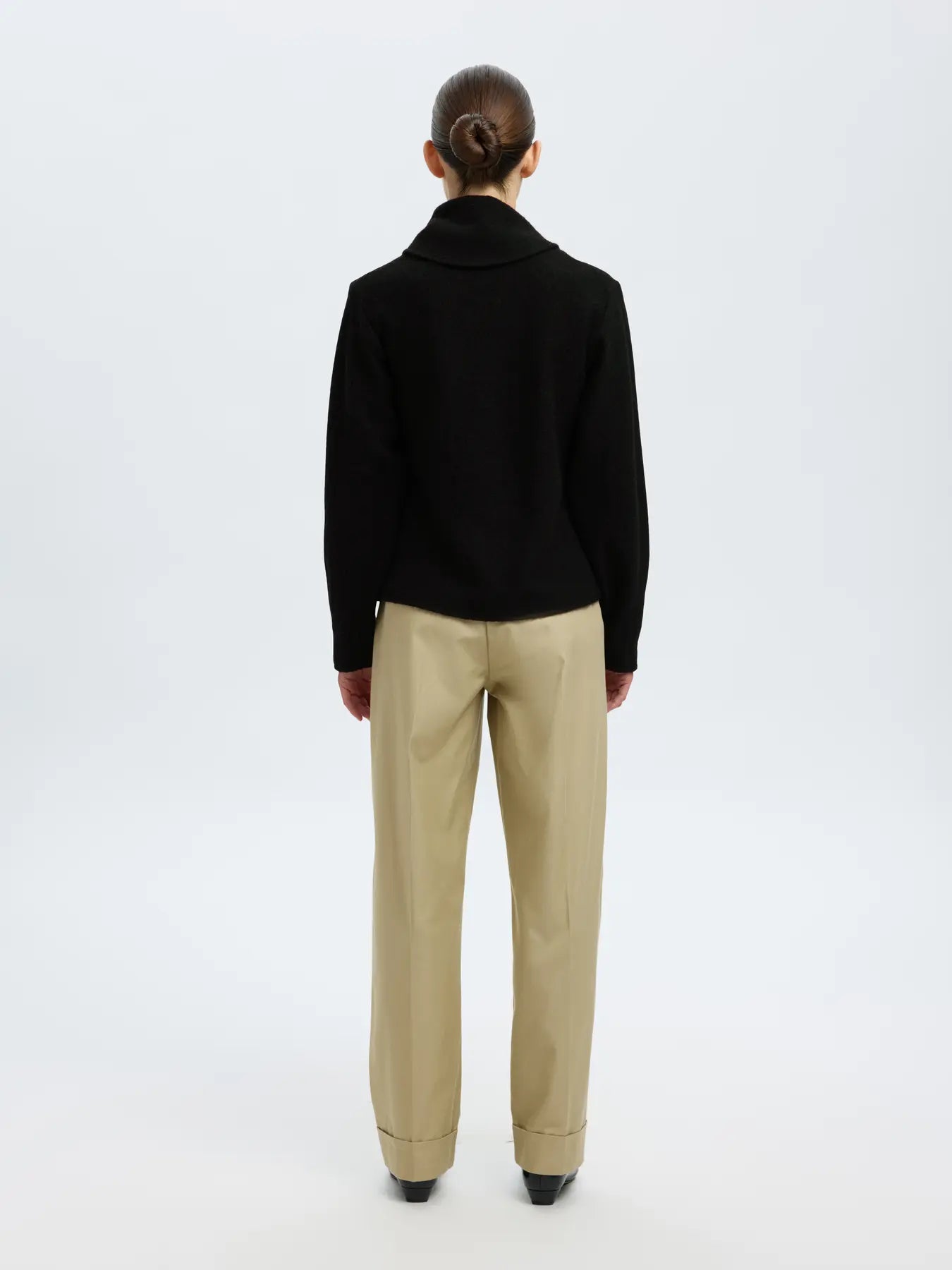 Darla Ls Knit Jacket - Black