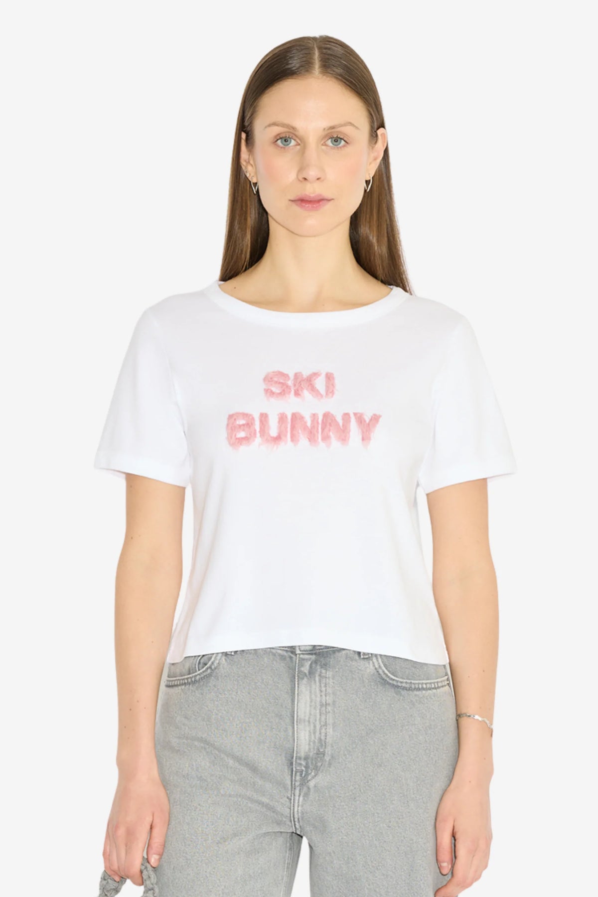 Kitty Fluffy Tee - Vit