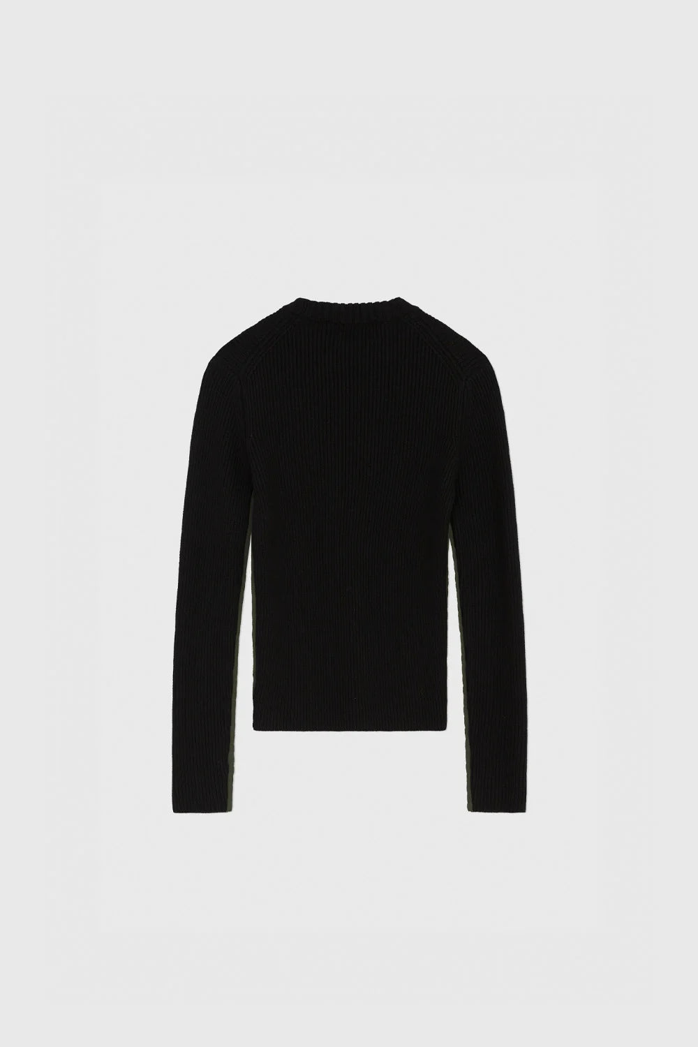 Evie Contrast Knit - Svart