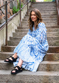 Elodie Dress - Capri Blue