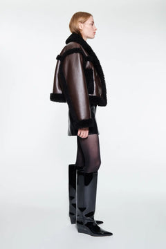 Kristy Jacket - Dark Brown/Black