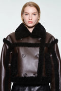 Kristy Jacket - Dark Brown/Black
