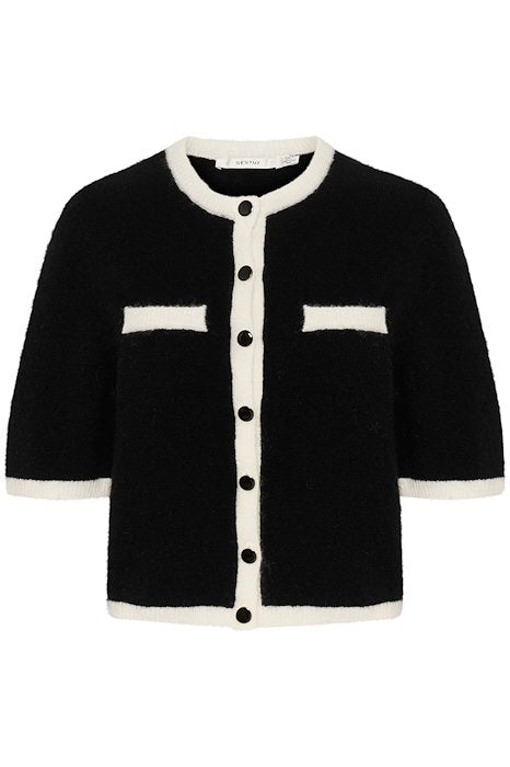 GZalpha Contrast Kofta - Black/Ivory Comb