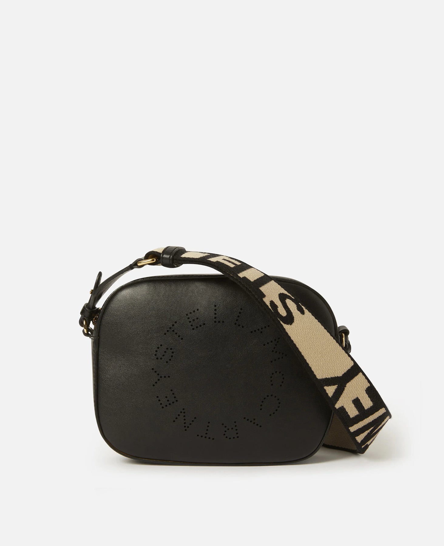 Logo Camera Crossbody Bag - Black