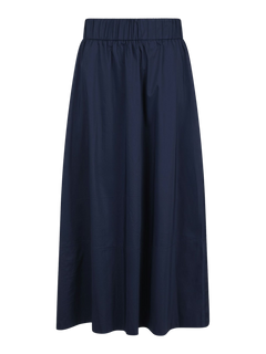 Yara Poplin Skirt - Navy