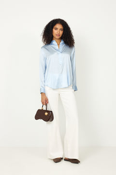 Leia Blouse - Light Blue