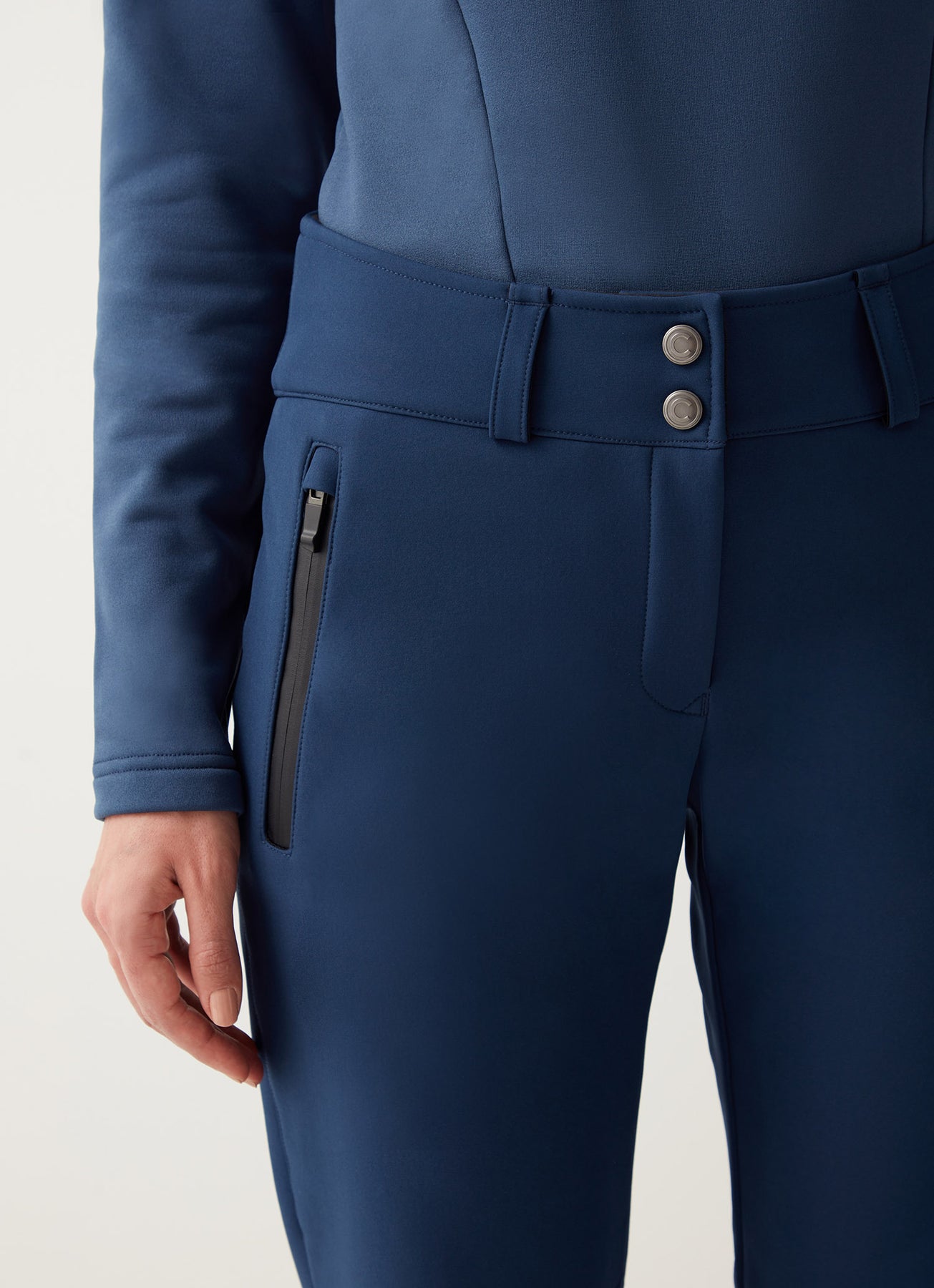 0283 Softshell Ski Pants - Airforce