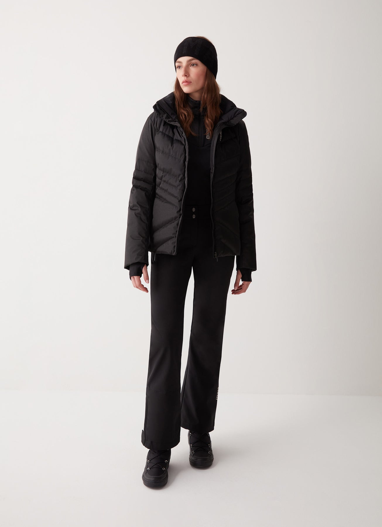 0283 Softshell Ski Pants - Black