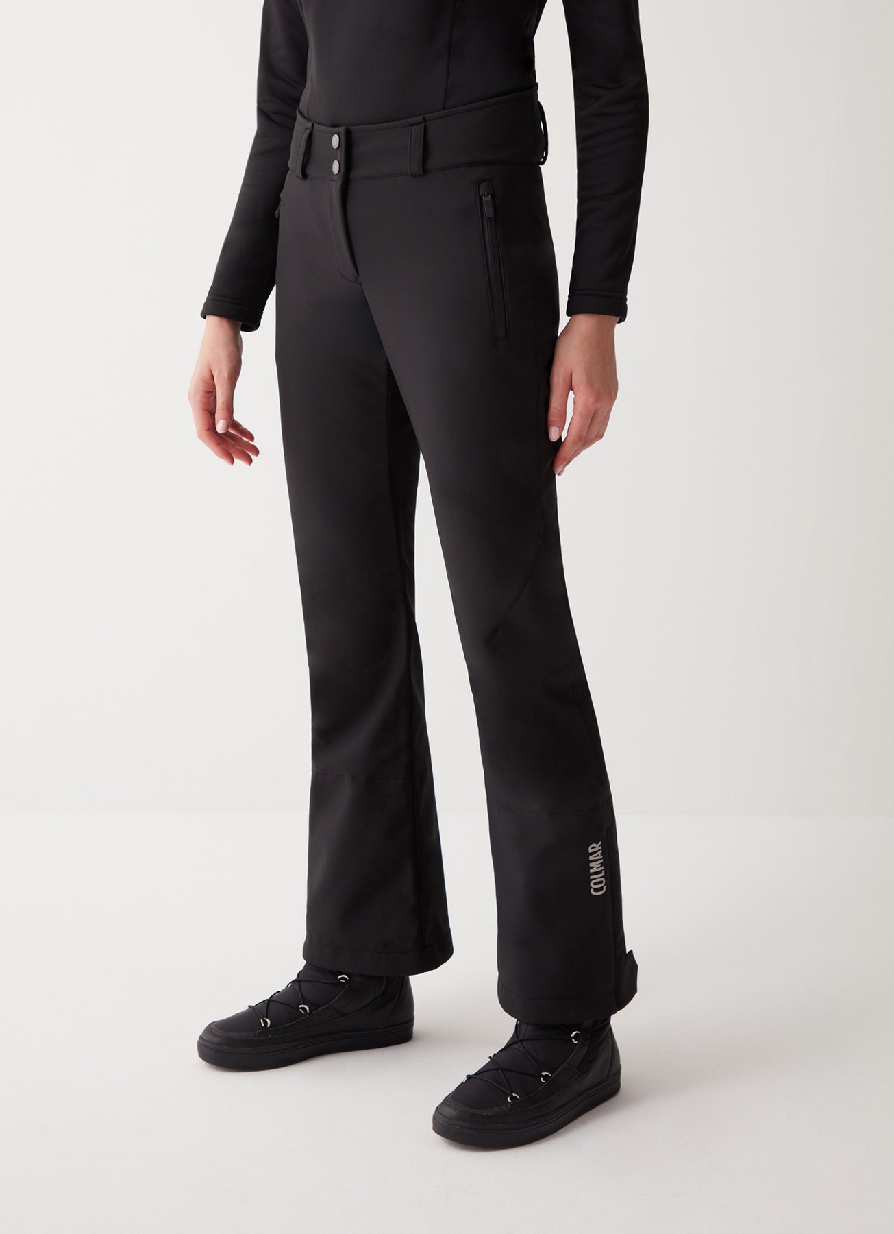 0283 Softshell Ski Pants - Black