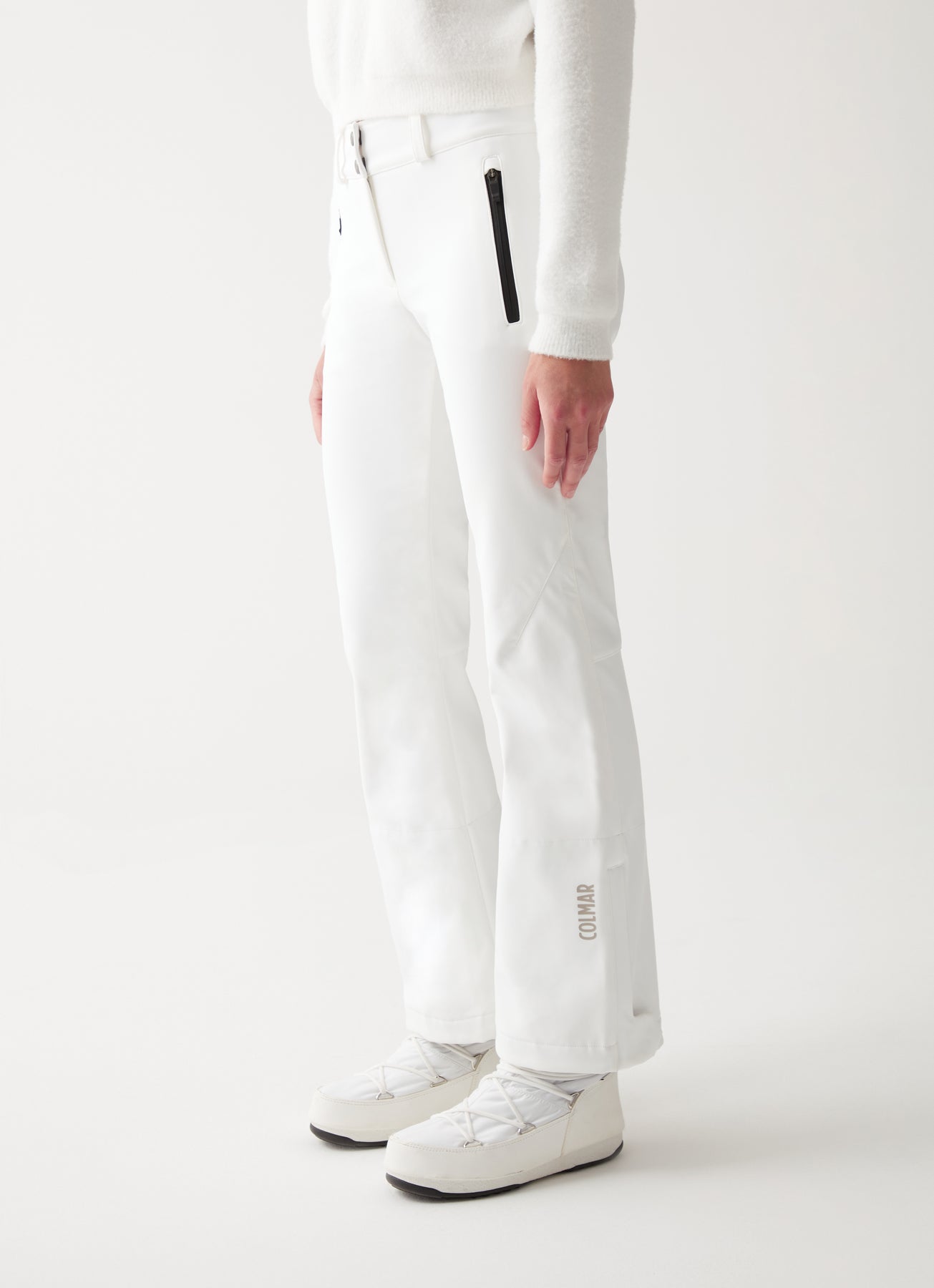 0283 Softshell Ski Pants - White