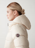 2216 Iridescent Down Jacket With Maxi Collar - Incense/Dark Steel