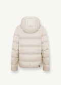 2216 Iridescent Down Jacket With Maxi Collar - Incense/Dark Steel