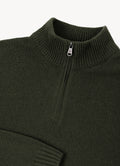 4472 Mens Half Zip Sweater - Bush
