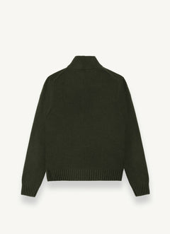 4472 Mens Half Zip Sweater - Bush