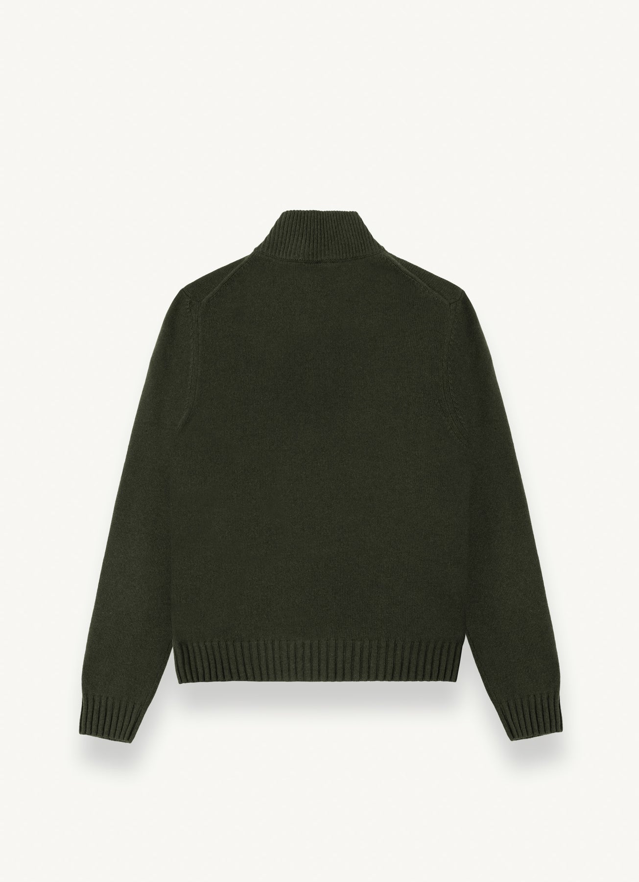 4472 Mens Half Zip Sweater - Bush