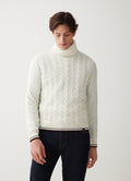 4488 Mens Sweater - White
