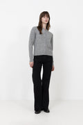 Nor Short Cardigan - Grå melange
