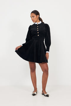Livunn Cord Dress - Black