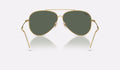 Aviator Reverse - Grön - Polished Gold