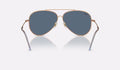 Aviator Reverse - Blue - Polished Rose Gold