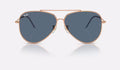 Aviator Reverse - Blue - Polished Rose Gold
