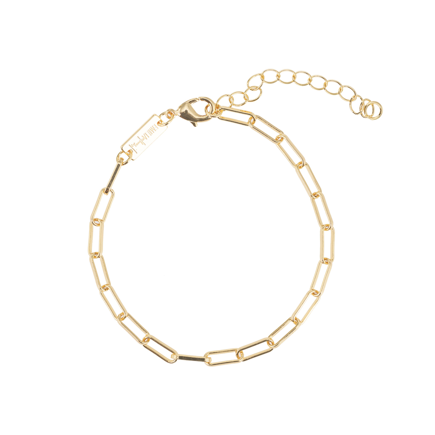 Thick Chain Bracelet - Guld