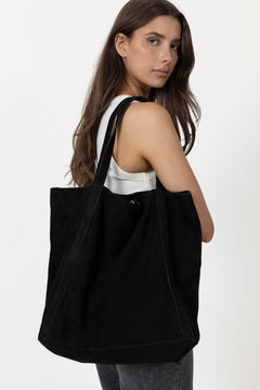 Suede Eden Bag - Black