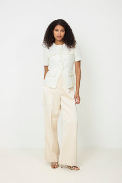 Abbot Top - White