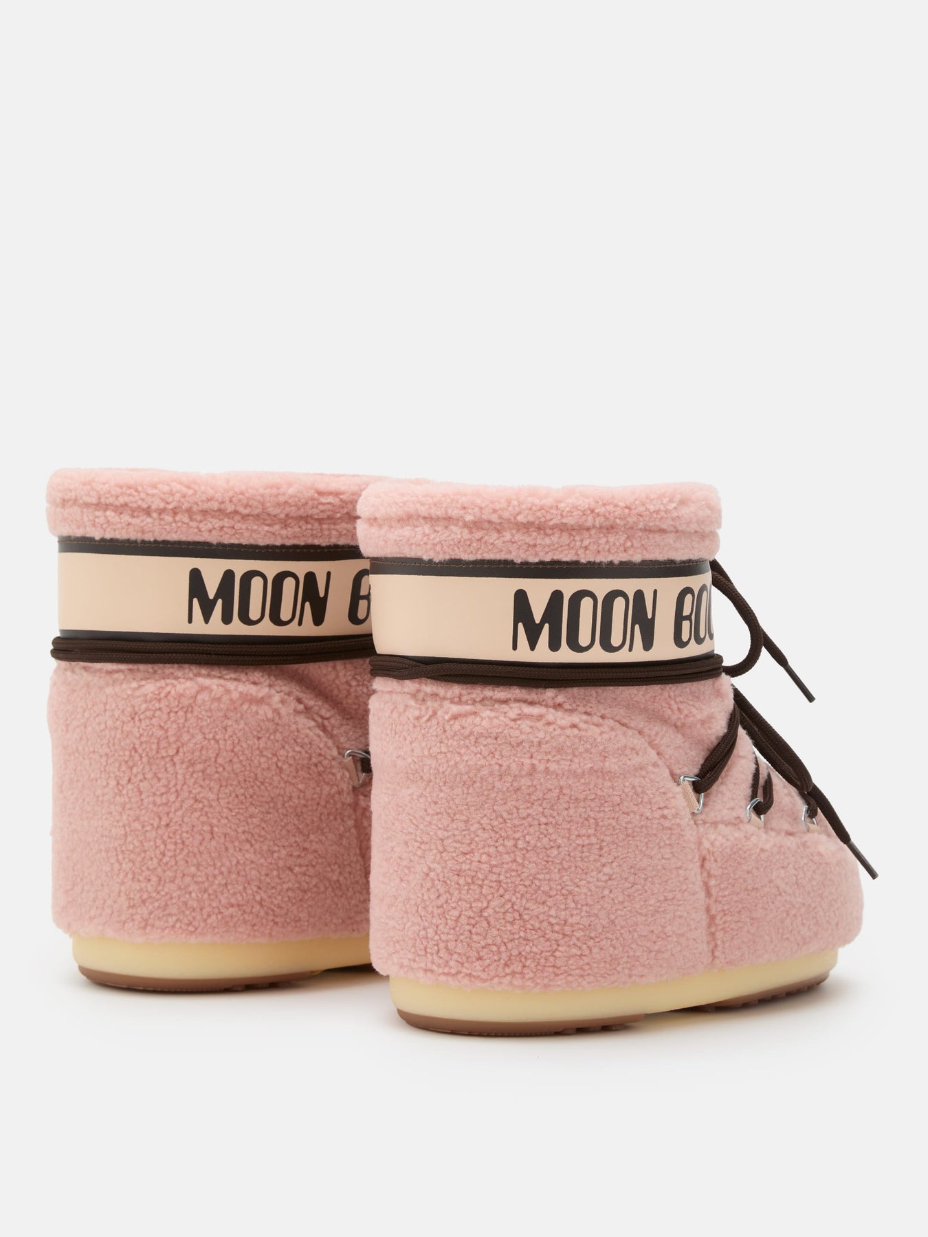 Moon Boot Icon Low Fleece - Rosa