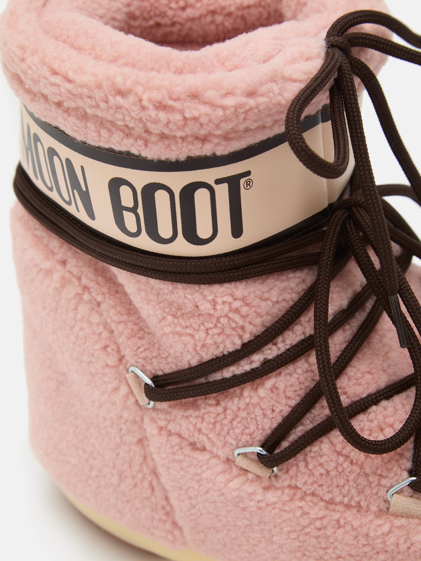 Moon Boot Icon Low Fleece - Rosa
