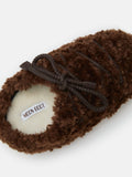 Moon Boot Evx Mule Curly - Mörkbrun