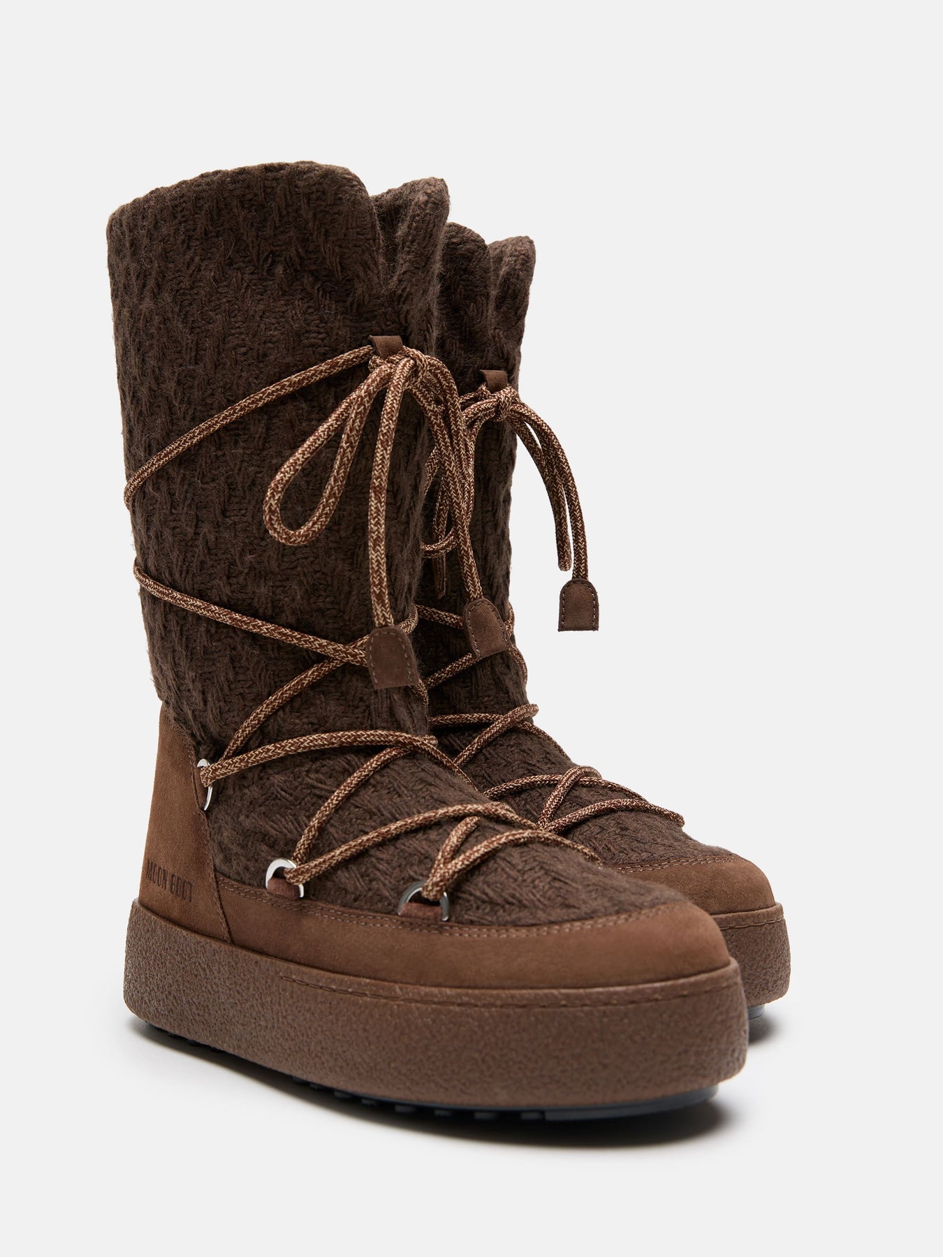 Moon Boot x Guest In Residence Ltrack Knit - Cocoa