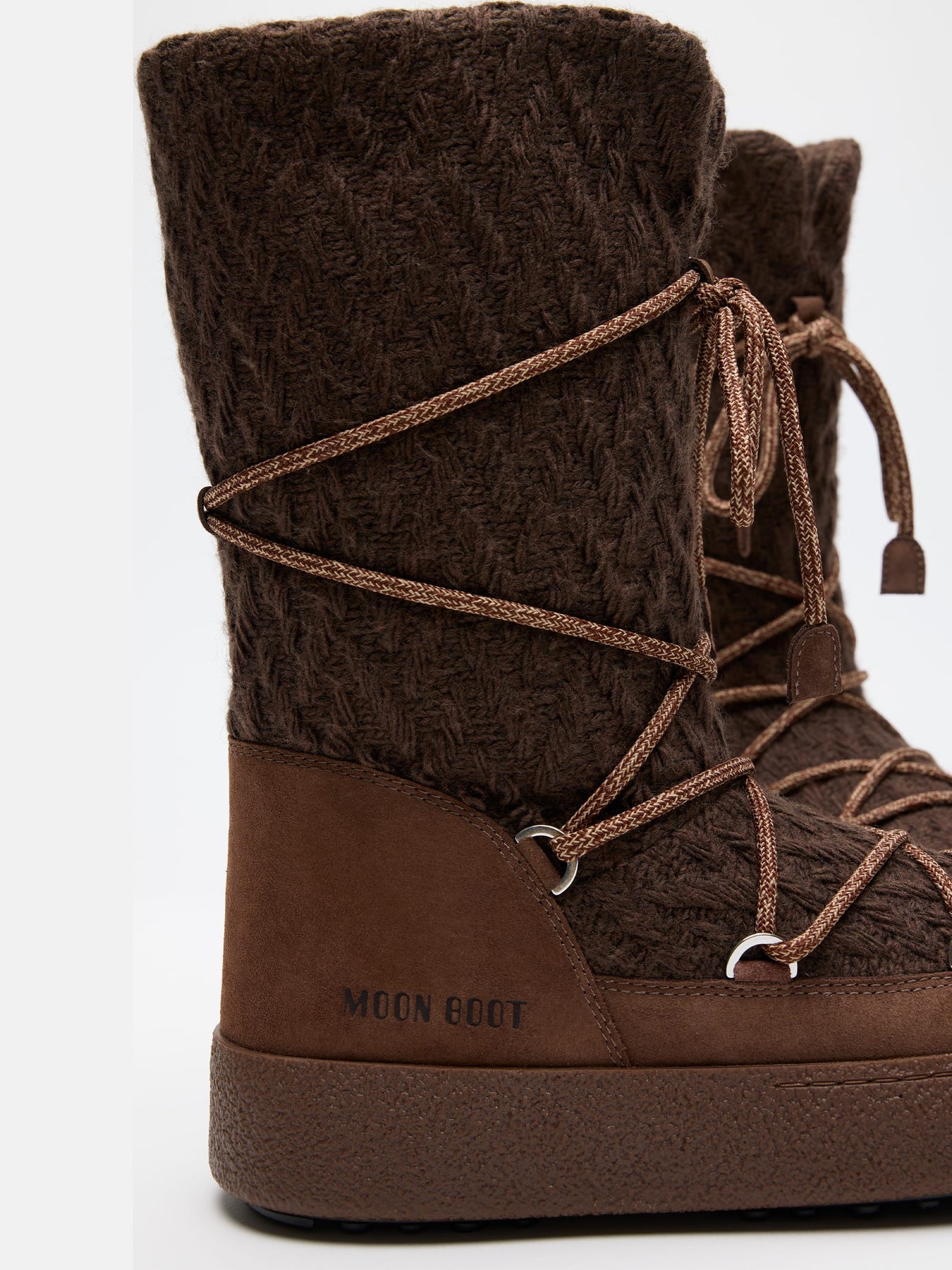 Moon Boot x Guest In Residence Ltrack Knit - Cocoa