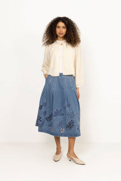 Amelia Chunky Cardigan - Bright White