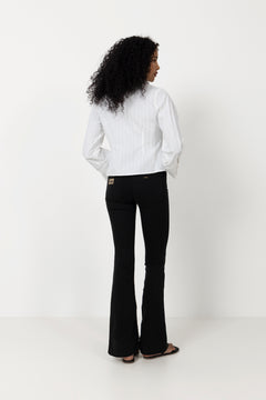 Rosa Solid Shirt - White
