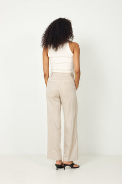 Tania-Rita Mw Wide Pant - Nomad Melange