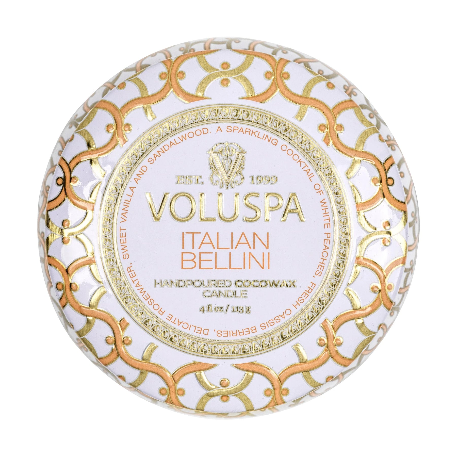 Mini Tin Candle - Italian Bellini