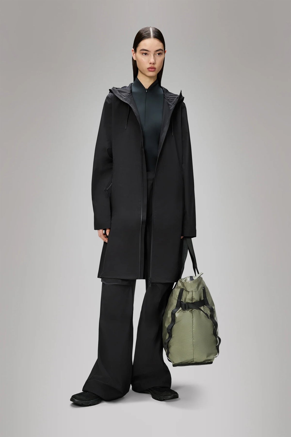 Suva Hardshell Long W Jacket W3 - Svart