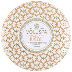 3 Wick Tin Candle - Italian Bellini