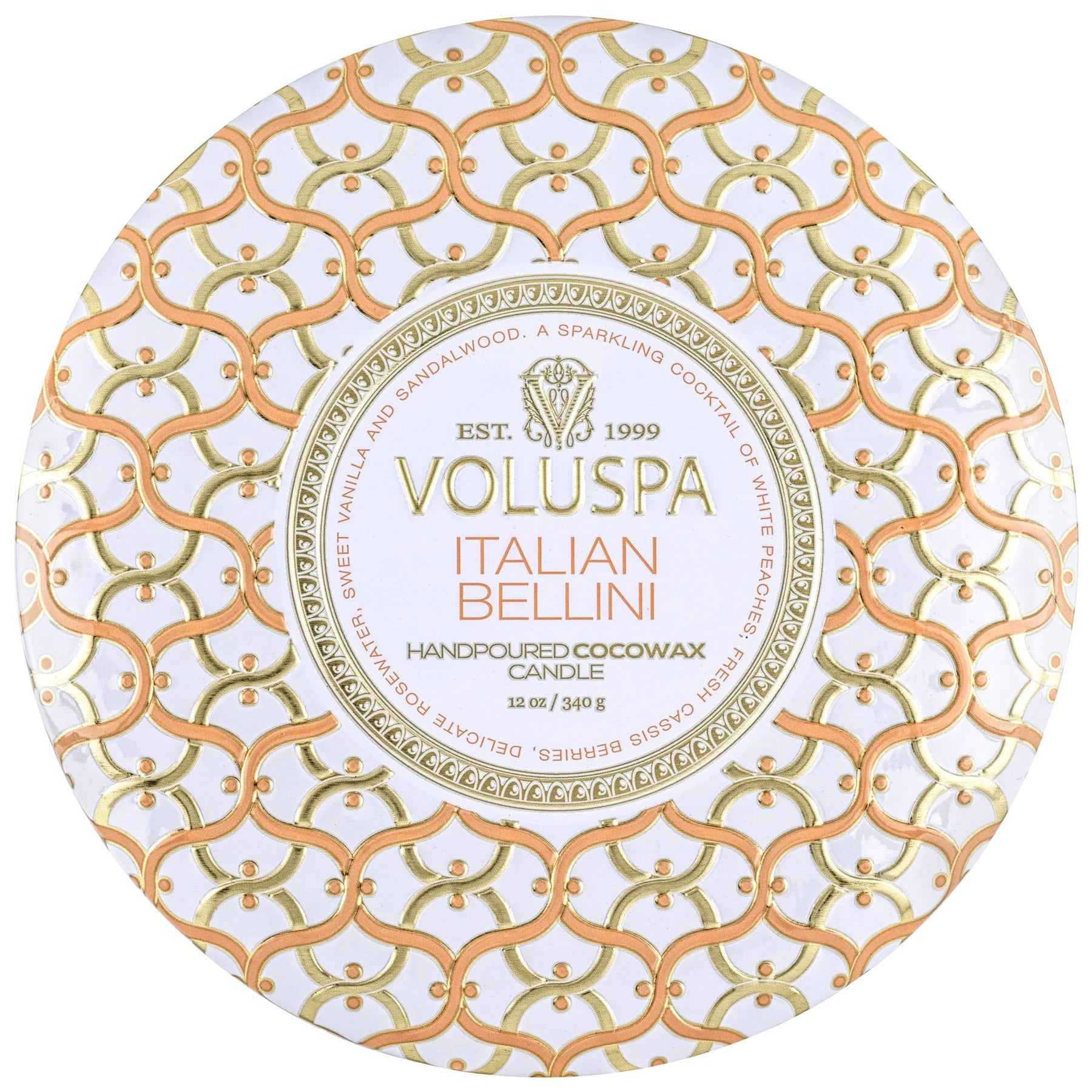 3 Wick Tin Candle - Italian Bellini