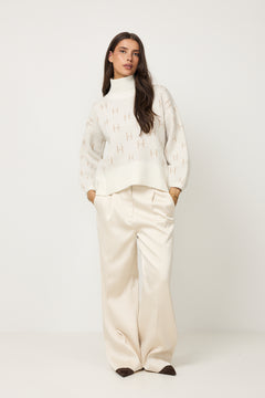 Fam Sweater Short - White