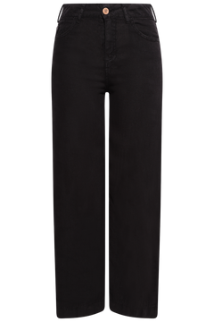 Culotte - Black Linen