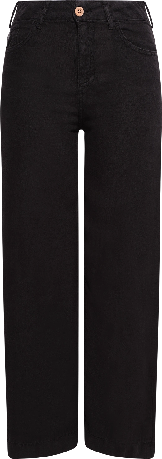 Culotte - Black Linen