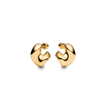 Saddle Earrings Small - Guld