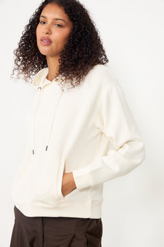 Ima Q Icon Hood Sweatshirt - Egret